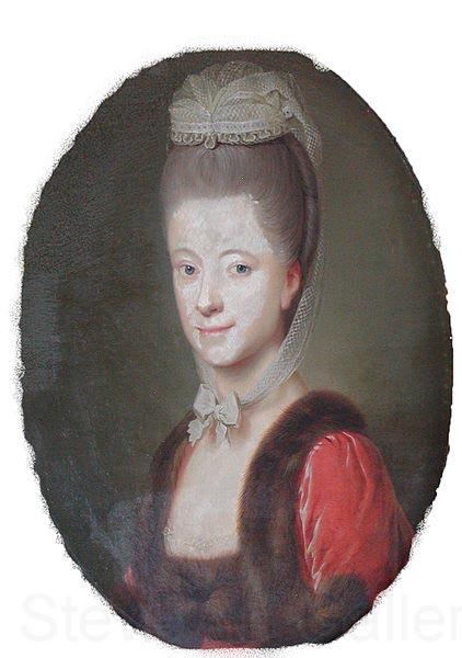 Jens Juel Portrait of Agnete Marie Hielmstierne (1753-1838), wife of Marcus Gerhard Rosen Crone Norge oil painting art